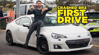 First Drive of the Crashed BRZ (Absolutely Thrashed!)