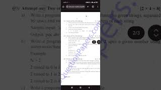 ty bsc cs 5 sem python programming question paper sppu university