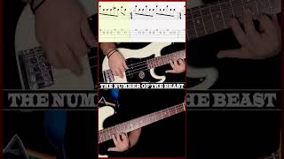 Iron Maiden - The Number Of The Beast | Bass Cover (+ Tab)| SHORTS | Dotti Brothers #basscover