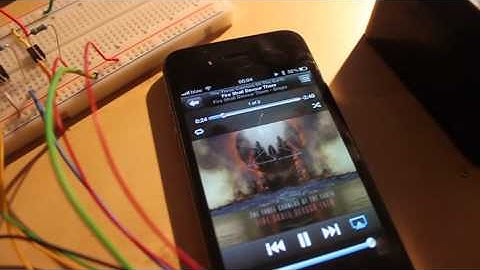 Arduino Bluetooth iPhone Control