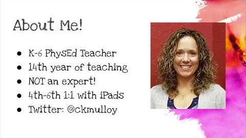 Katie Mulloy - Using SeeSaw in #PhysEd