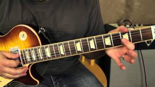 Allman Brothers Band - Warren Haynes - Soulshine - Blues Rock Guitar Lesson - How to play the intro chords