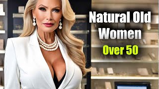 🔴Divorced Boutique Manager Over 50 | Woman  | Natural Beauty Of Woman | Old 4K