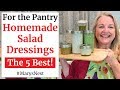 5 Homemade Salad Dressings - DIY Salad Dressing Recipes - Quick + Easy + Healthy
