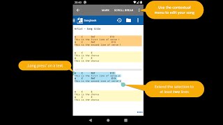 s.mart Songbook: Edit songs screenshot 3