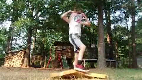 leaning a Backflip on ground and on a tree