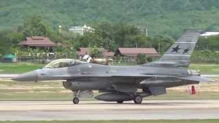 6 F-16 ADF Take off @ Chiang Mai 2013