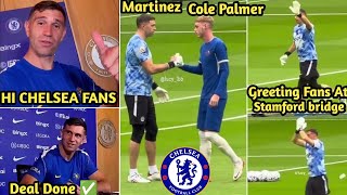 Emiliano Martinez Arrived At Chelsea Stadium Stamford Bridge - Met Cole Palmer And Greeted The Fans