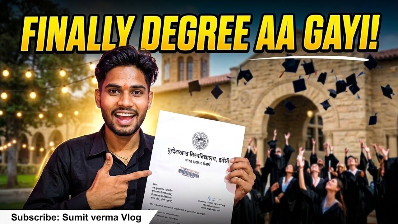 Daily Vlog Day 60 / Finally Digree Aa Gayi 