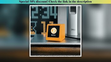 Review GeekMagic PRO BitCoin Stock Price Tracker Ticker Cryptocurrency in Real Time On Desktop Gadge