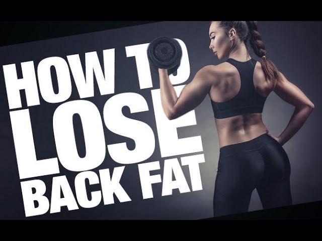 How to Lose Back Fat for Women (4 BEST EXERCISES!!) 