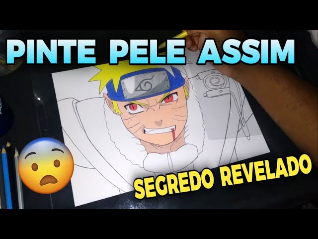 Colorindo Pele do Naruto  How to color skin Naruto 