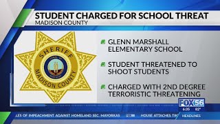 Glenn Marshall Elementary student facing terroristic threatening charges