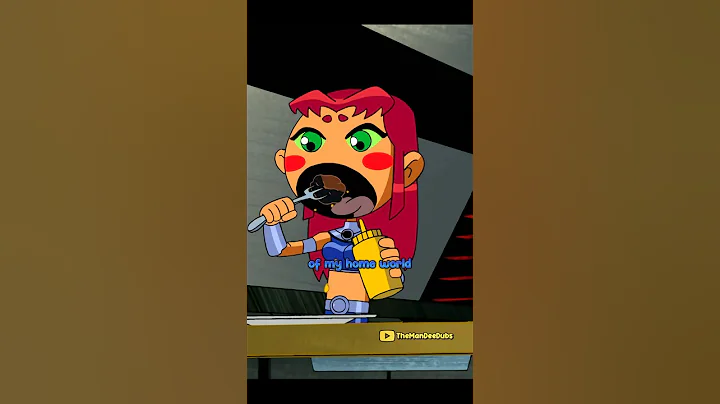 StarFire Has a WEIRD DIET | #youtubeshorts #shorts #teentitansgo #starfire #robin #batman #dccomics