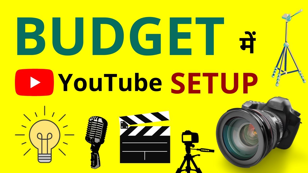 Budget YouTube Setup | Low Budget YouTube Studio Setup Explained in ...