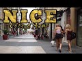 Nice 🇫🇷 France - historic town, shops, bars, and restaurant-lined streets [4K]