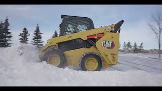 Using a Cat® 262 Skid Steer for Snow Removal by FinningCanada 1,409 views 1 year ago 1 minute, 1 second