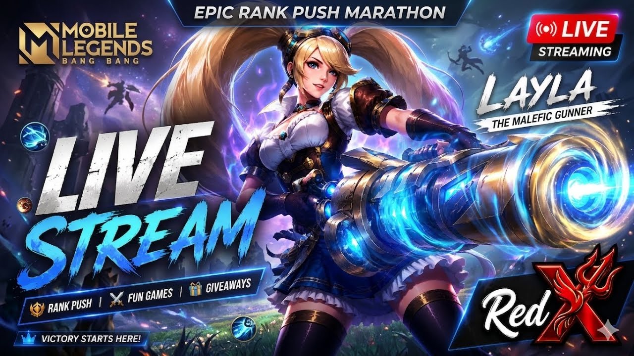 Mobile legends bang bang | RedX live - YouTube