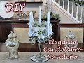 DIY, Elegante candelabro navideño 2019