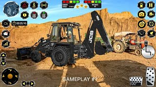 TRAIN TRACK CITY CONSTRUCTION - GAMEPLAY | JCB WALA GAME : DESI GAME | AMARJIT GAMERZ screenshot 5