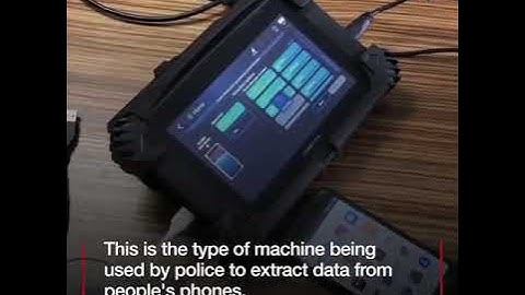 Police device for accessing phone data
