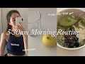 【Morning Routine】朝5時起きの理想のモーニングルーティン | 5am “THAT girl” routine