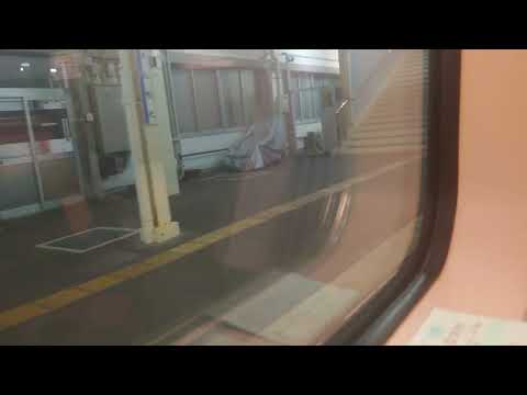 JR西日本　紀勢本線　287系　特急　くろしお　新大阪行き　串本駅発車