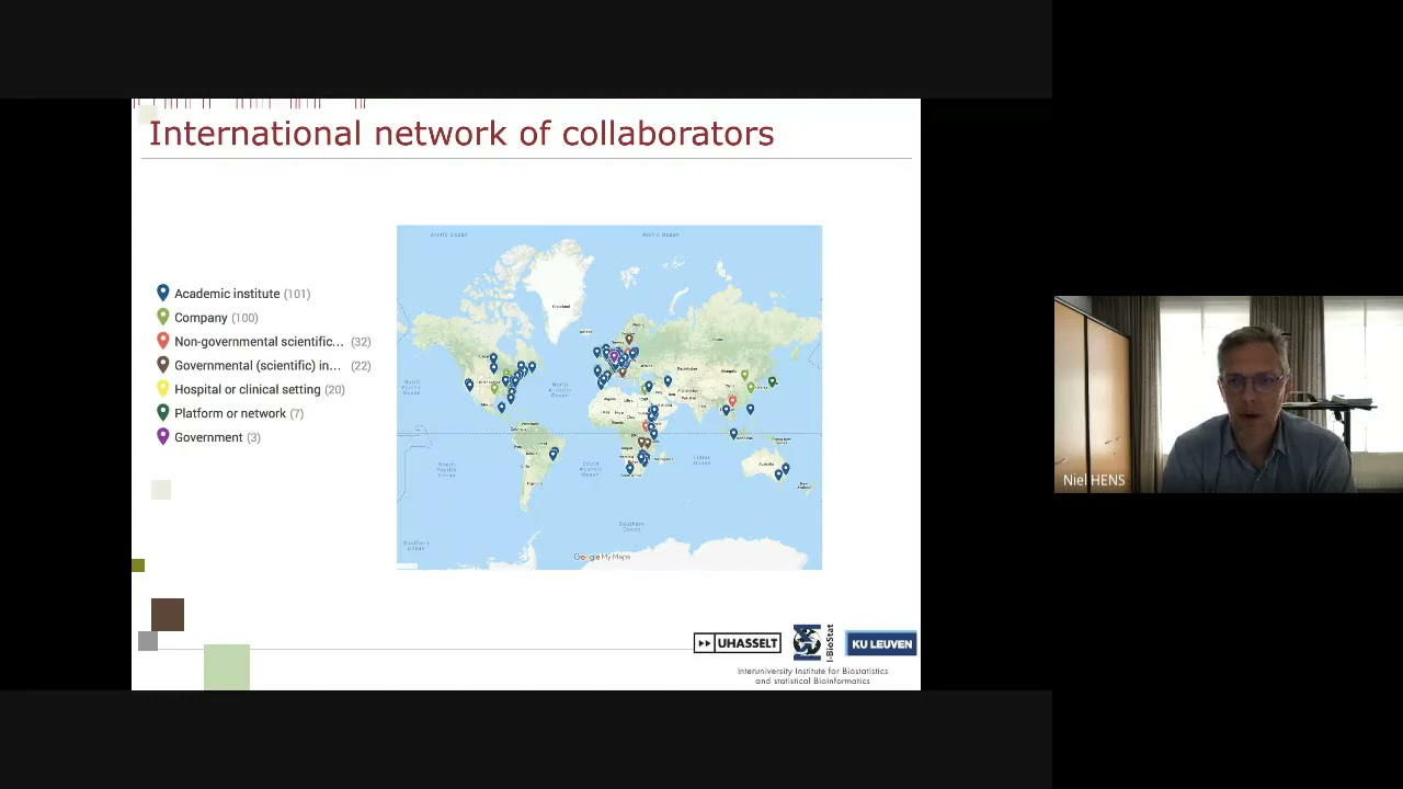 Intro to Master of Statistics (UHasselt) - Prof Niel Hens