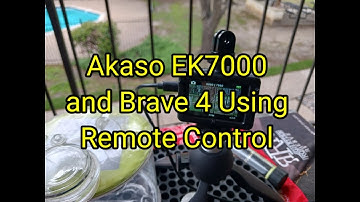 (1424) Remote Control, testing & use of Akaso EK7000 and Brave 4 Action Cameras