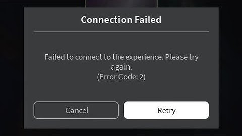 How to Fix Roblox Error Code 2 Mobile | Roblox Failed to Connect to Experience