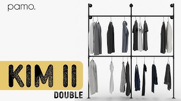 Easy build-up guide KIM II DOUBLE | Industrial design wardrobe by pamo