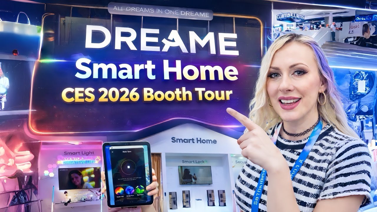 DREAME Smart Home CES 2026 Booth Tour | Smart Locks, Smart Lighting & Security Cameras