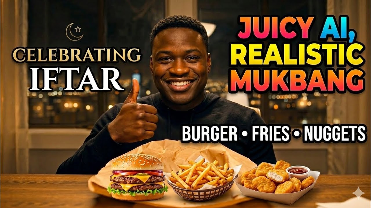 🍔Ultra Realistic AI BURGER MUKBANG ASMR | 🍟Juicy Fast Food (No Talking)🍤