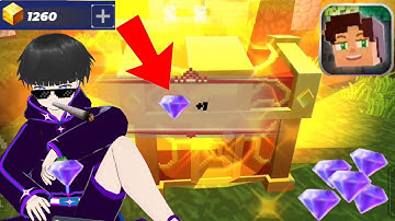 I Got Amethyst Gem in Mining Area!💎 - Skyblock Blockman Go