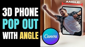 3D Phone Pop-Out Effect in Canva (At an Angle!) | Realistic Pop-Out Design Tutorial