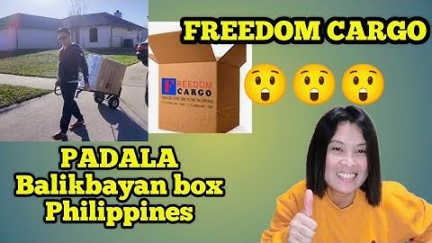 Freedom Cargo balikbayan box  Philippines Houston Texas