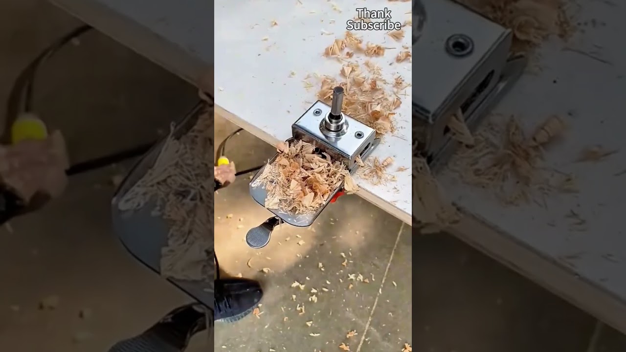 Stainless steel hinge hole opener easily opens holes more accurately