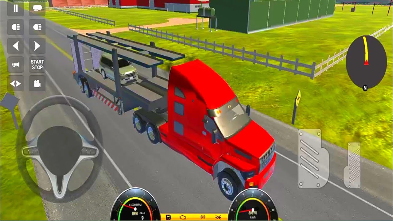 Car Transport Truck Simulator Game Car Hauler Trailers 3D Truck Games