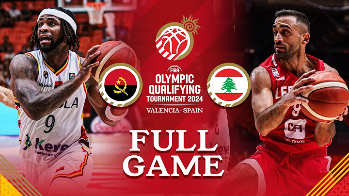 Angola v Lebanon | Full Basketball Game | FIBA Olympic Qualifying Tournament 2024 - Spain
