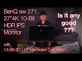 BenQ sw271 4k ...  review and setup for Print matching