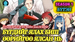 видео: ЁОЗАКАРУ ГЭР БҮЛИЙН ДААЛГАВАР ~БҮТЭН | БҮГДИЙГ ЯЛАХ БИШ ӨӨРИЙГӨӨ ЯЛСАН НЬ картинка: ЁОЗАКАРУ ГЭР БҮЛИЙН ДААЛГАВАР ~БҮТЭН | БҮГДИЙГ ЯЛАХ БИШ ӨӨРИЙГӨӨ ЯЛСАН НЬ