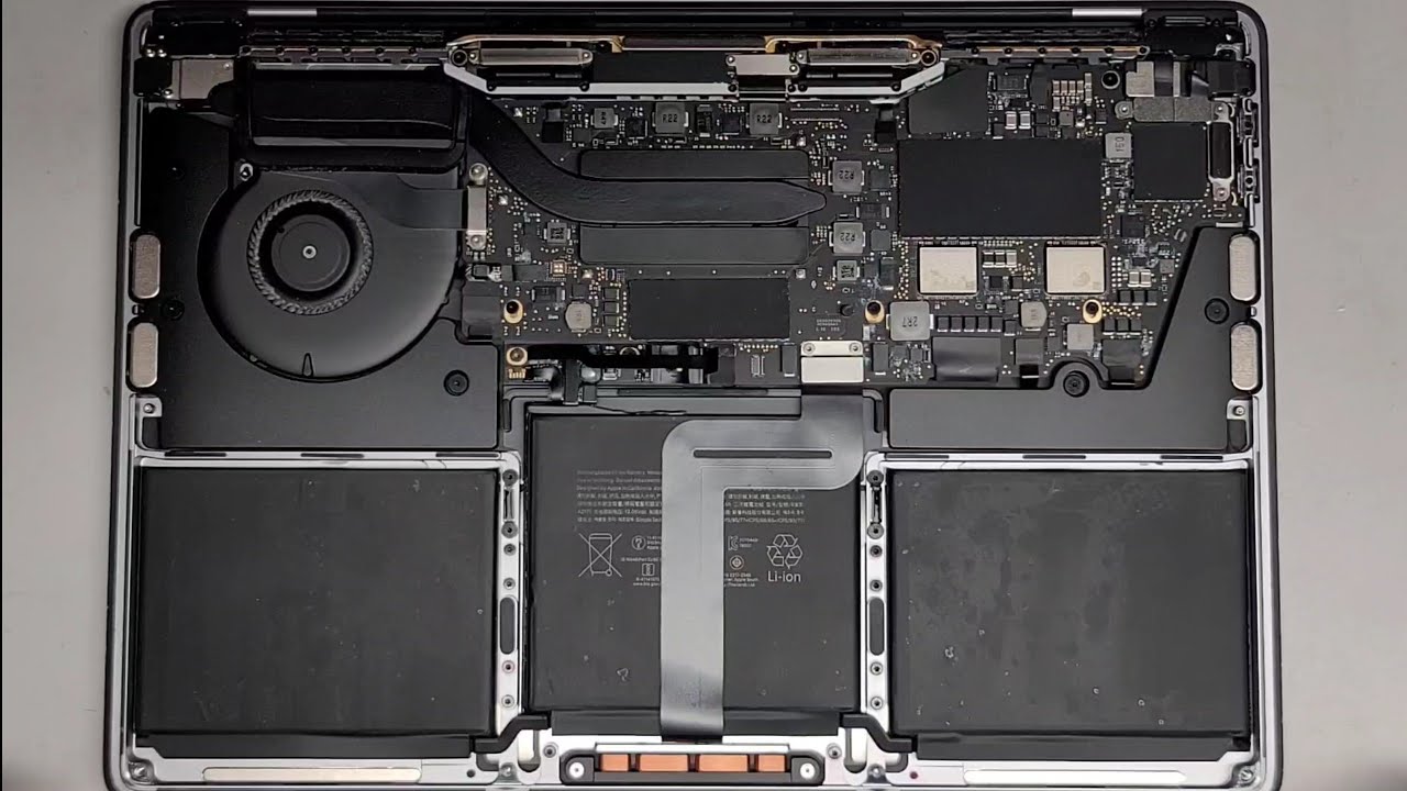 13" Inch 2020 MacBook Pro A2289 Disassembly Damage Logicboard Motherboard Removal Repair - YouTube