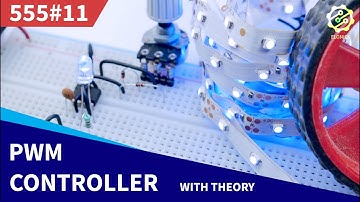 DC Motor Speed and LED Brightness Controller Circuit using PWM | 555 Timer Project #11