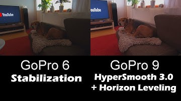 GoPro 6 Stabilization VS GoPro 9 HyperSmooth 3.0 + Horizon Leveling #gopro