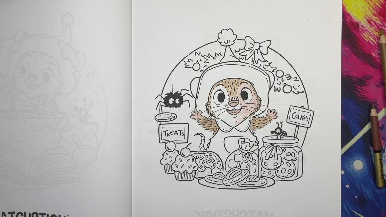 Livestream - I’m back!!! Matchstick Mouse Winter group buddy colour