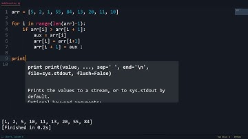 Ordenamineto burbuja (Bubble sort) || PYTHON