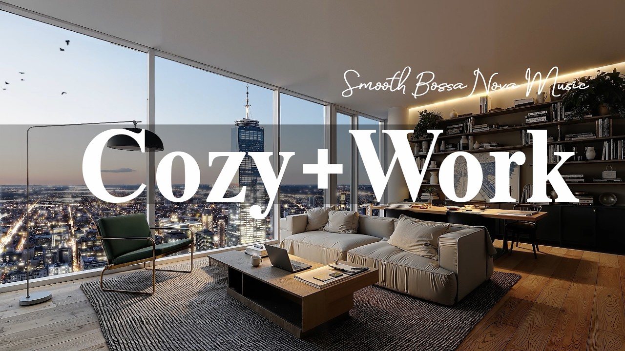 Уютная рабочая джазовая атмосфера | Расслабляющий кафе-джаз и плавная босса-нова музыка