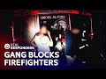 Firefighters Attacked By Gang While Fighting Arson Fire | Real Responders