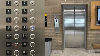 Bilingual Dover West Elevator @ UIowa Van Allen Hall - Iowa City, IA.