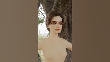 Modelling short hair in Blender #blender #3d #3dmodeling #blender3d